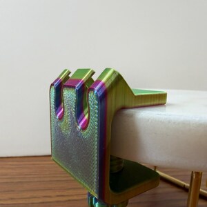 Desk Cord Organizer Clamp, Adjustable 3D Printed Cable Holder for Charging Cords image 14
