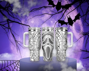 SCREAM Laser Engraved 40 oz Tumbler