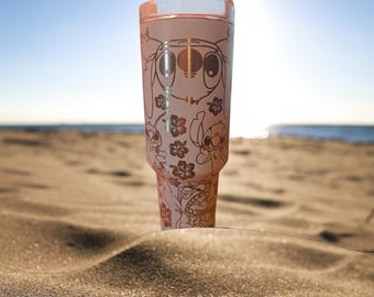 STITCH Laser Engraved 40 oz tumbler