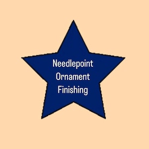 Needlepoint Ornament Finishing