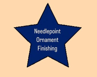 Needlepoint Ornament Finishing