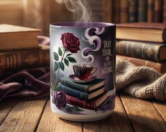 Steamy Dark Romance Tasse • Gothic Leser Geschenk