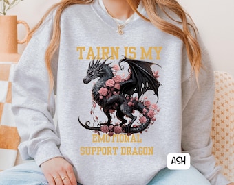 Tairn Dragon Sweatshirt, Fourth Wing Romantasy Crewneck