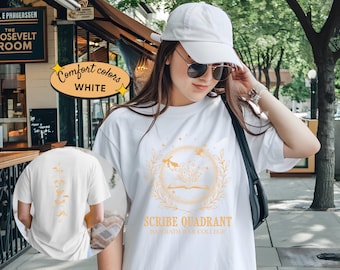 Camiseta Scribe Quadrant Comfort Colors, espalda de Dragon Collective