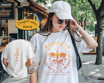 Basgiath War College Comfort Colors T-Shirt, Dragon Fantasy Tee