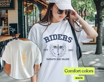 Rider Basgiath War College Comfort Colors Shirt, Viertes Flügel Drachen T-Shirt
