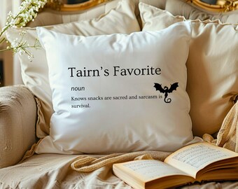 Tairn's Favorite Pillow – Funny Dragon Rider Romantasy Decor