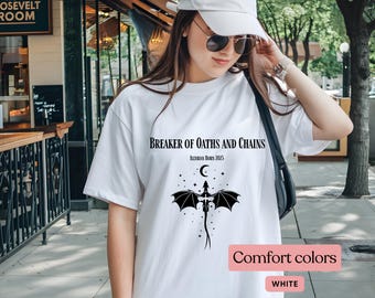 T-shirt couleurs confort Illyrian Born ACOTAR, cadeau livresque