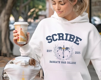 Scribe Basgiath War College Sweatshirt, vierter Flügel, personalisiert