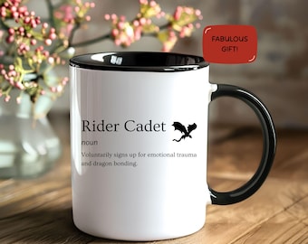 Vierter Flügel Inspiriert Drachenreiter Tasse - Romantasy BookTok Geschenk
