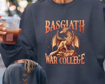 Basgiath War College Dragon Sweatshirt, Vierter Flügel Romantasy Reader