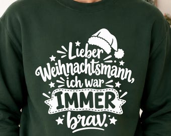 Weihnachtspullover Erwachsene, Pull de Noël Lustiger, Sweat-shirt de Noël, Weihnachtsoutfit, Advent Geschenkidee, Festlicher Winterlook