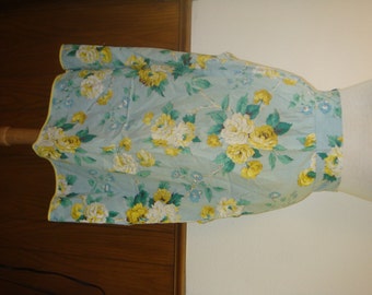 blue yellow flowers etsy