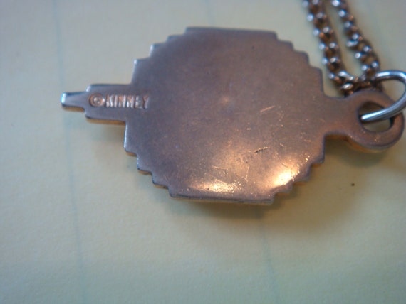 Vintage NORTH High School Charm Pendant  with Cha… - image 4