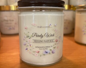 Herbal Apothecary/Natural Essential Oils/Holistic/Spice Soy Candle