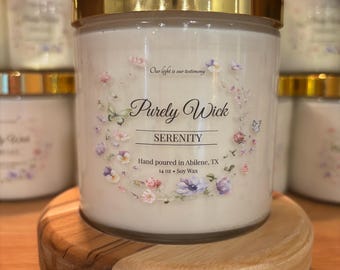 Serenity/White Tea, Bergamot and Jasmine Scent