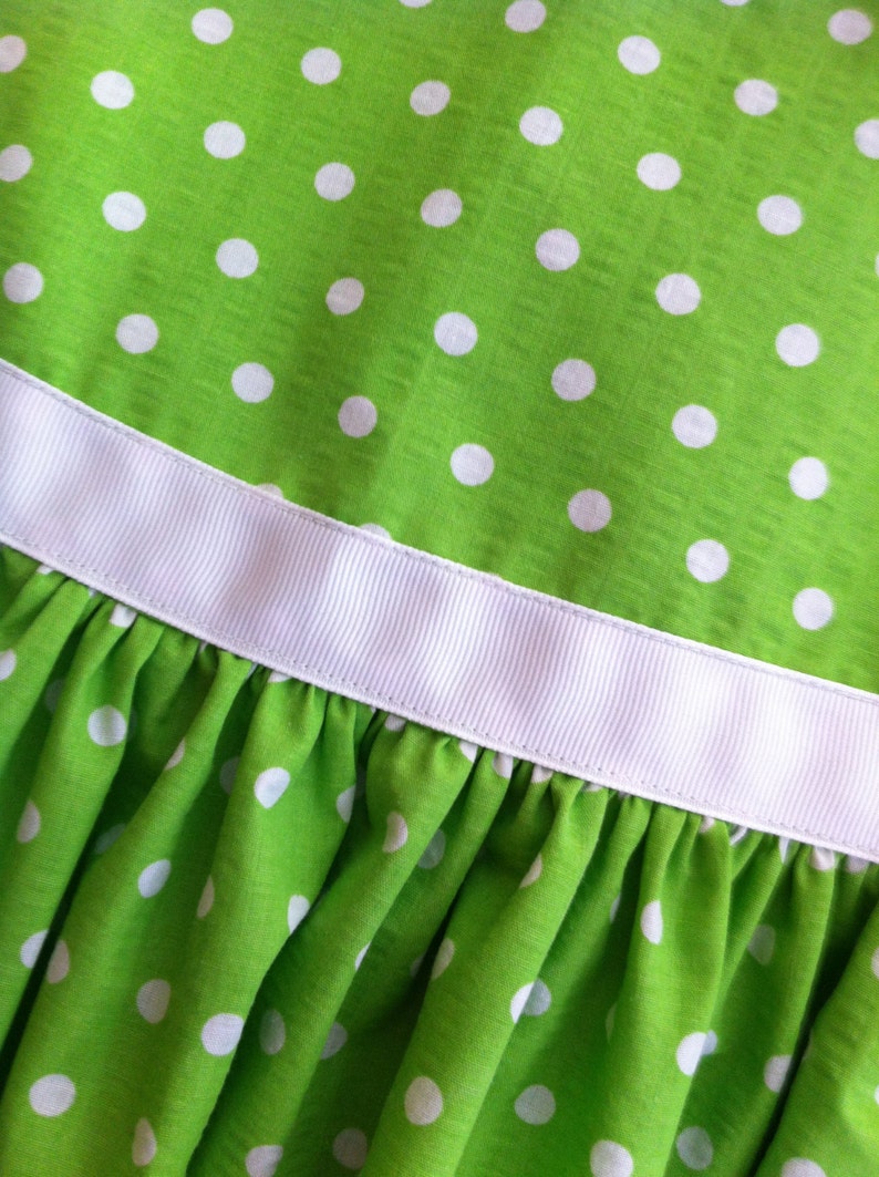 Matching Polka Dot Dresses for Child and American Girl or Etsy