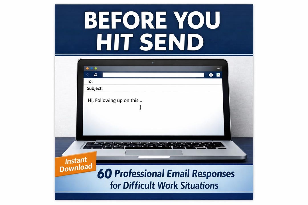 Before You Hit Send / Workplace Email Templates / 60 Professional Email ...