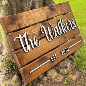 Wood Signs | Custom Wood Sign | Personalized Gift | Wedding Gift | Home Wall Decor | Family Last Name Sign | Anniversary Gifts | Wall Art