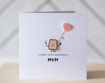 A Toast To My Wonderful Mum | Mother's Day Card