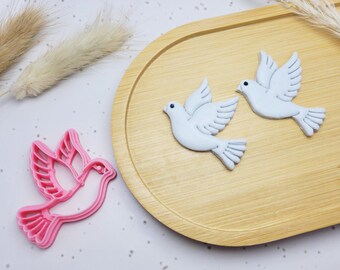 Pigeon Clay Cutter | 2 Sizes | Polymer Clay Cutters | Jewellery Tools | Earring Cutters | Clay Tools