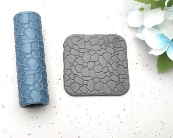 Stone Wall Texture Roller | Polymer Clay Texture Roller | Embossing Roller | Jewellery Tools | Clay Tools