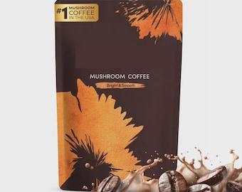 Ryze Mushroom Coffee Blend, Organic Adaptogenic Superfood, Focus Energy Wellness Drink