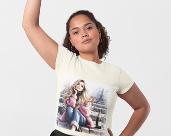 Vintage Style Garment-Dyed Cotton Tee: Unisex Heavyweight T-Shirt