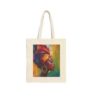 Borsa tote in tela di cotone