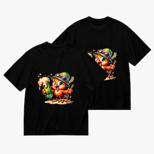 Double-Sided Print Cotton T-Shirt: Soft & Breathable