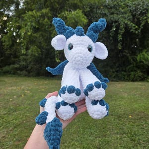 Crochet Dragon Amigurumi Plush | Handmade Stuffed Animal