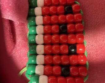 Beaded Watermelon / Keychain Pony Bead
