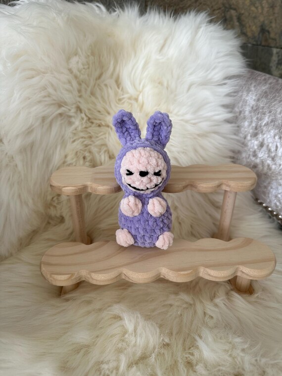 CROCHET Pattern Smiling Bunny, Creepy Cute Monster Rabbit Toy
