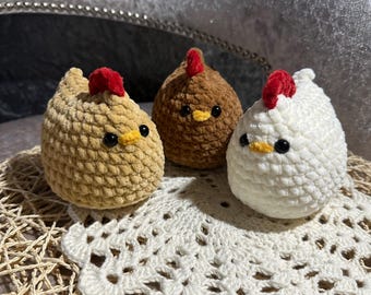 HÄKELANLEITUNG "Huhn" Englische PDF-Anleitung. Amigurumi Spielzeug. Gehäkelte Spielzeug. Gefüllte Plüschtiere.