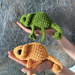 CROCHET PATTERN Chameleon. English PDF instructions. Easy to do. Plush toy. Amigurumi chameleon. Crochet chameleon. Stuffed chameleon.