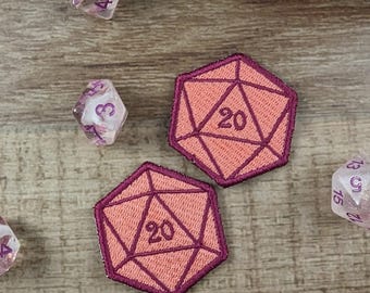 D20 Sew-On Patch