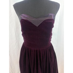 Vintage Laura Ashley Strapless Dress - Etsy