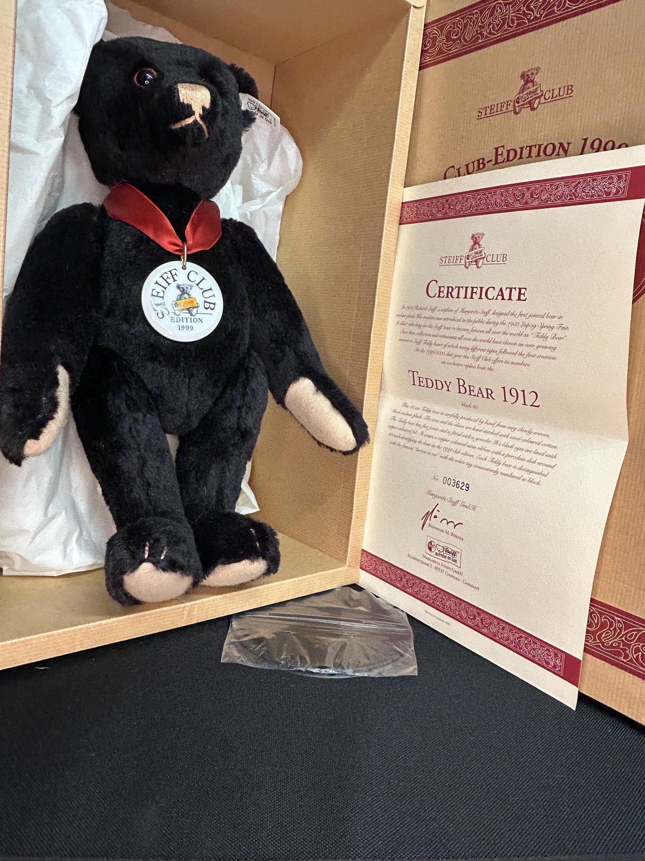 Ours Steiff Club 1994 - 35 Cm - Neuf En Boîte Avec Certificat - Édition Limitée