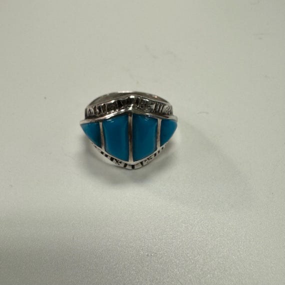 Sterling Silver Turquoise Ring - image 9