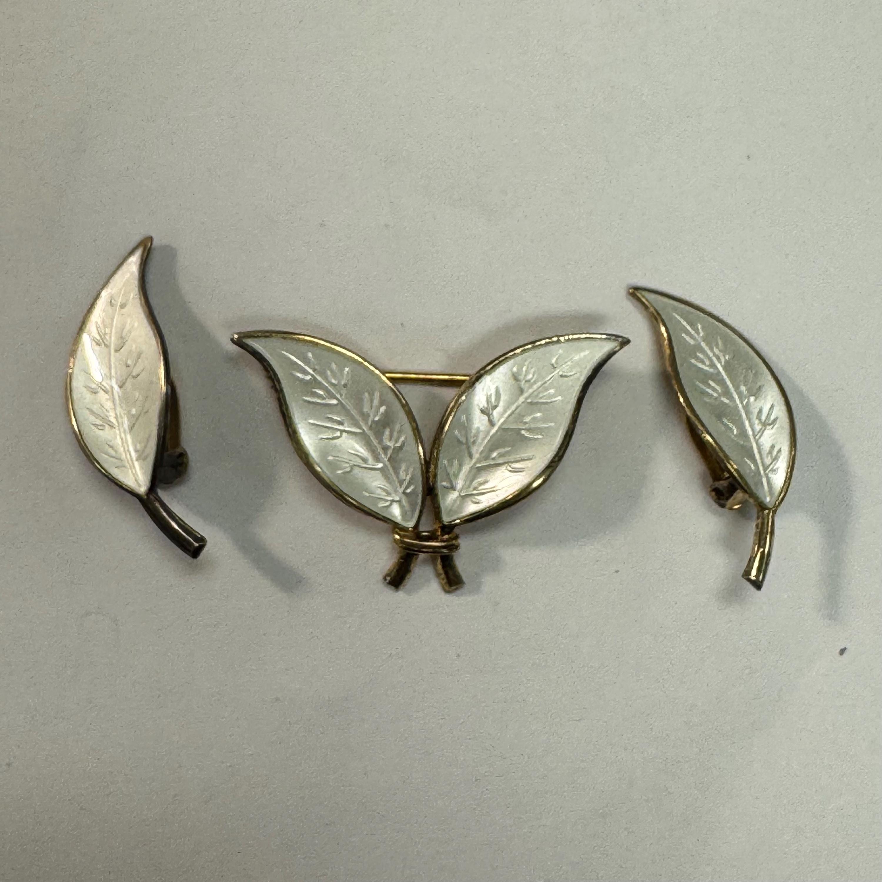 David Andersen Brooch Leaf - Etsy