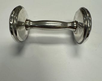Vintage Empire Sterling Silver Baby Rattle