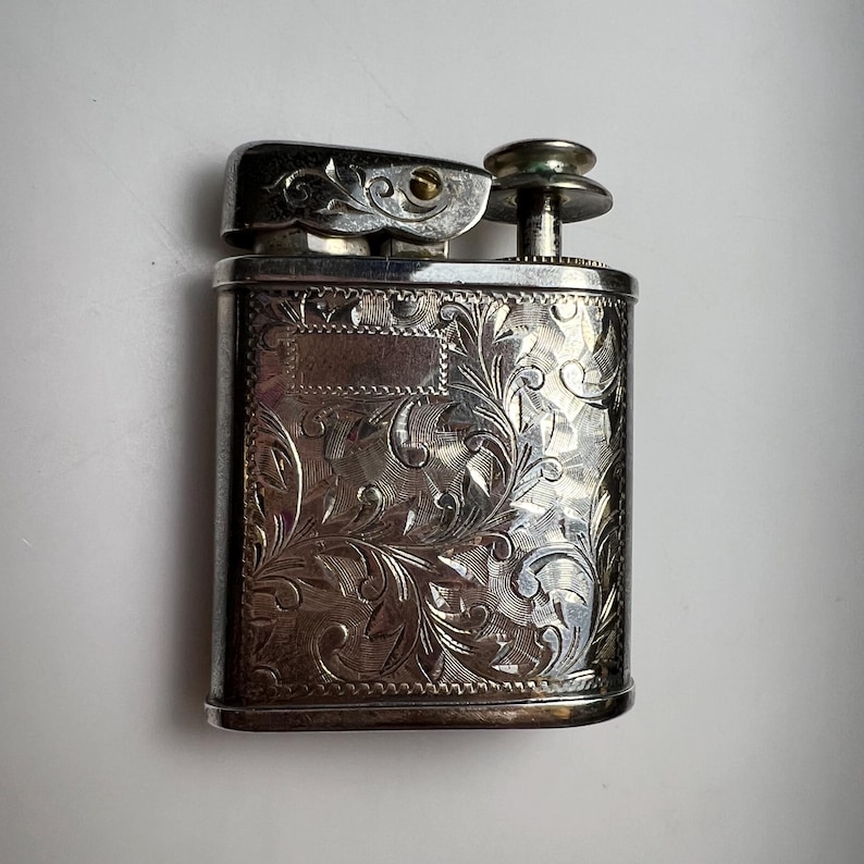 Antique Sterling Silver Rare Victorian Style Pocket Perfume Atomizer with Filigree Design image 1