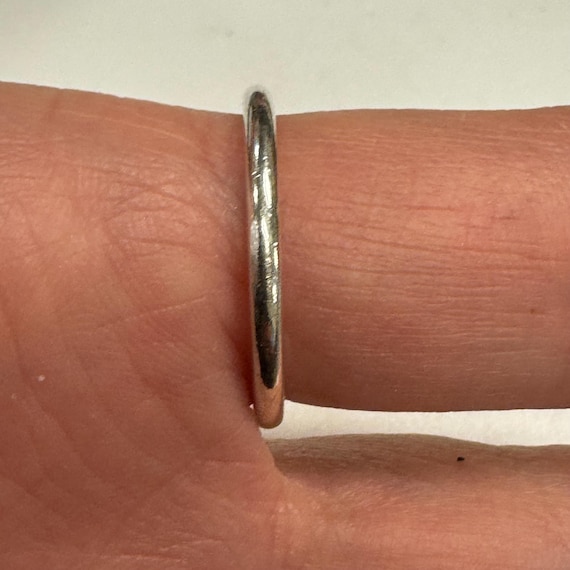 Sterling Silver Open Circle Ring - image 5