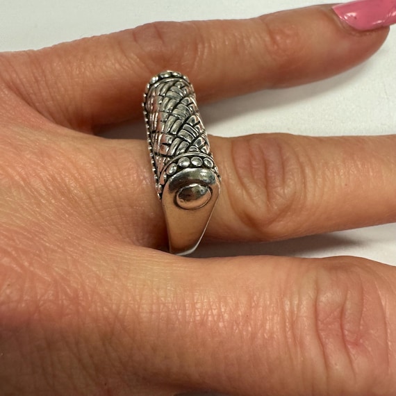 Sterling Silver Woven Ring - image 1