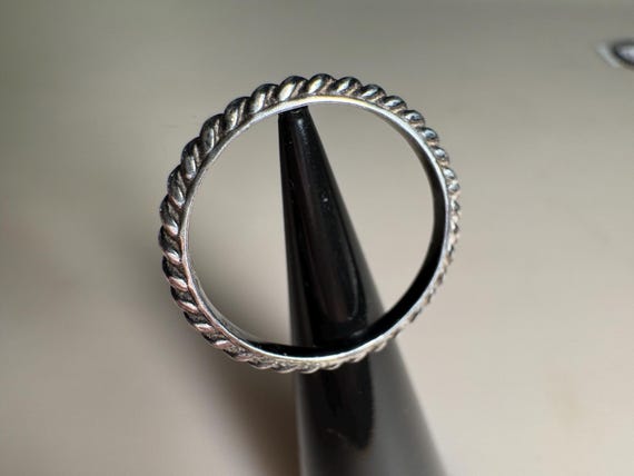 3 Sterling Silver Stackable Rings - image 5