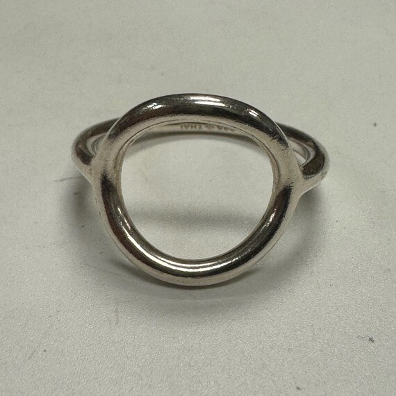 Sterling Silver Open Circle Ring - image 3