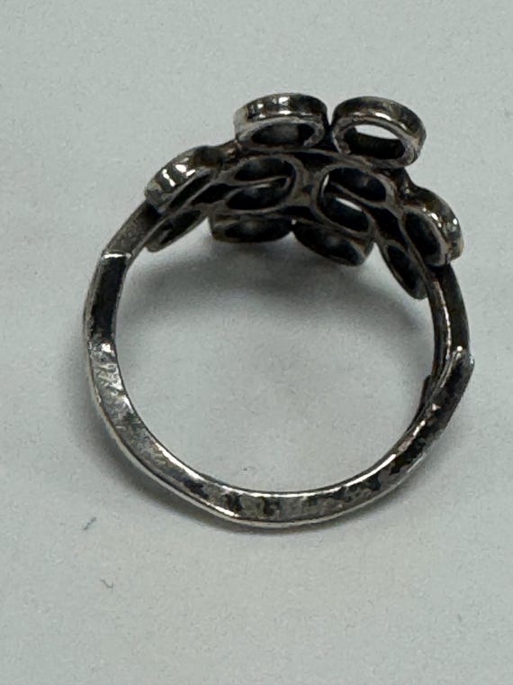 Sterling Silver Swirl Statement Ring - image 3