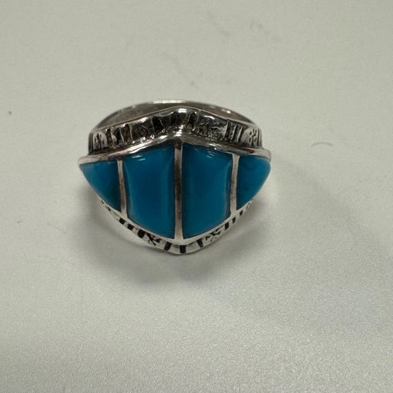 Sterling Silver Turquoise Ring - image 6