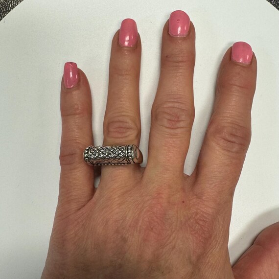 Sterling Silver Woven Ring - image 2