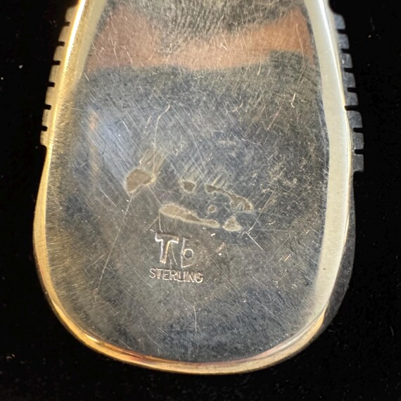 Sterling Silver Tom David Signed Native American … - image 4